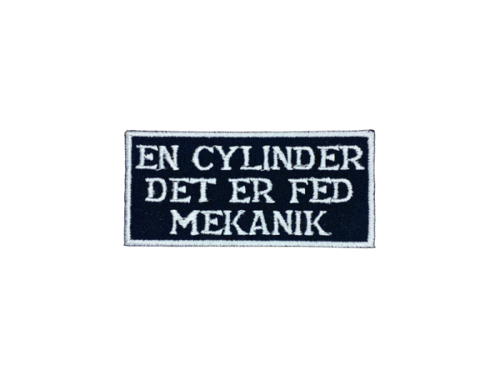 En cylender det er fed mekanik - Patch  Mærke - Billede 5