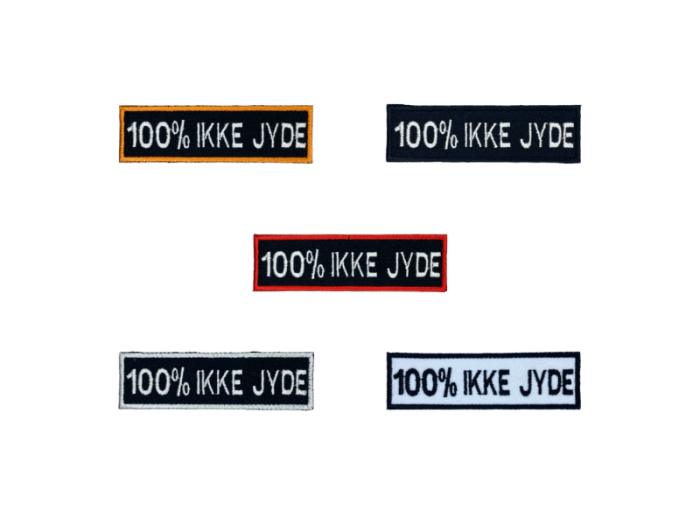 100% ikke Jyde - Patch  Mærke