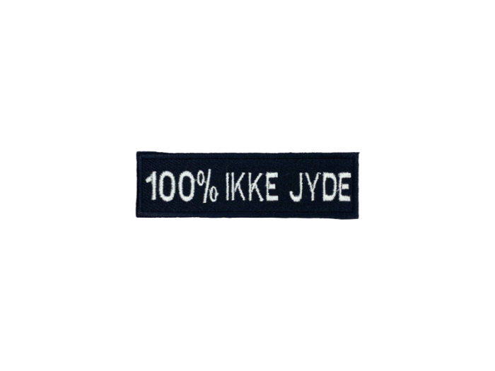 100% ikke Jyde - Patch  Mærke - Billede 3