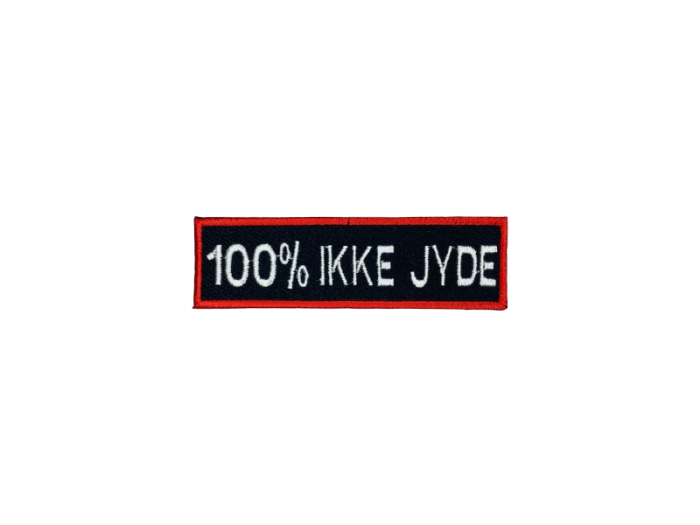 100% ikke Jyde - Patch  Mærke - Billede 5