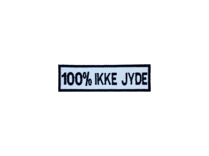 100% ikke Jyde - Patch  Mærke - Billede 6