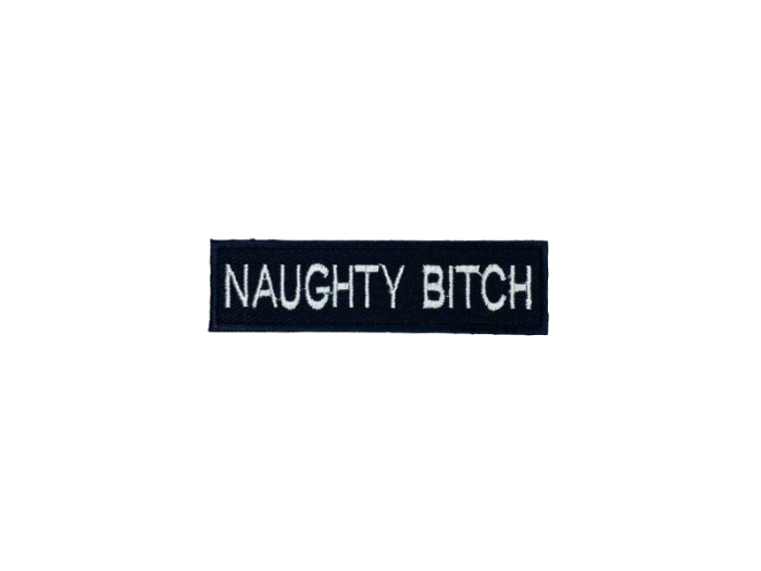 Naughty Bitch - Patch Mærke - Billede 4
