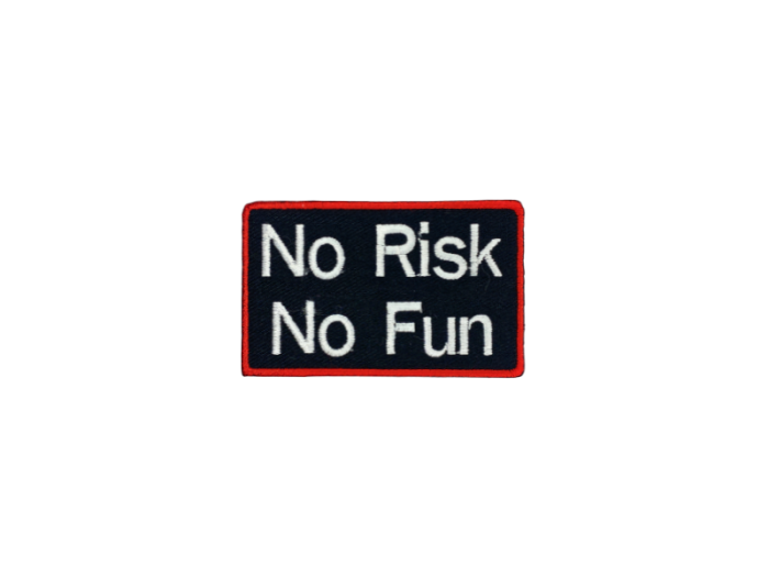 No Risk No Fun - Patch Mærke - Billede 5