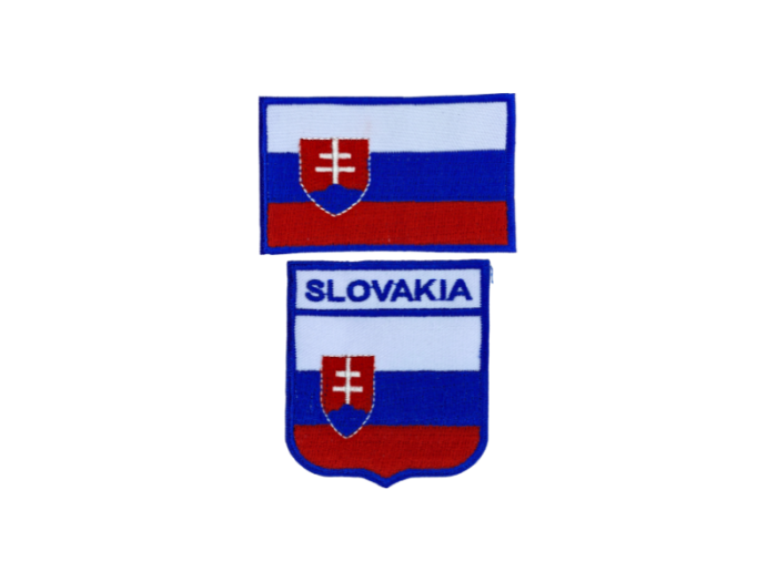 Slovakia flag 2 pak - Patch Mærke
