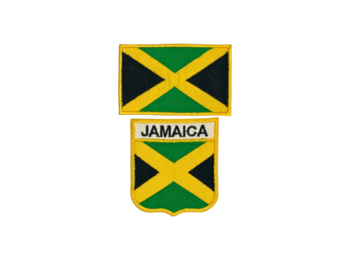Jamaica flag 2 pak - Patch Mærke
