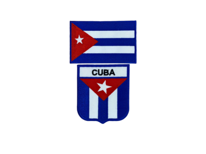 Cuba Cubansk flag 2 pak - Patch Mærke