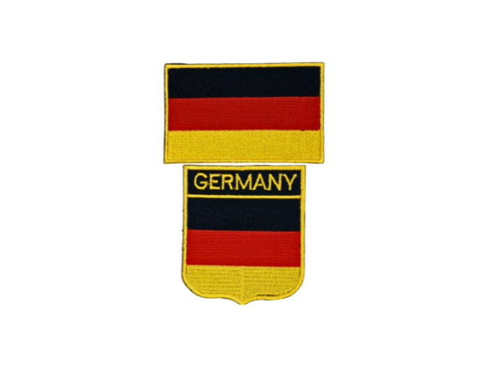 Germany Tysk flag 2 pak - Patch Mærke