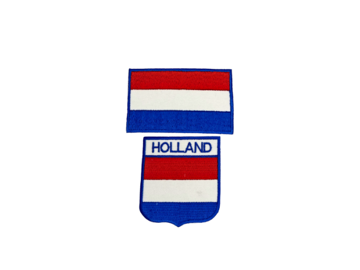 Holland Hollandsk flag 2 pak - Patch Mærke