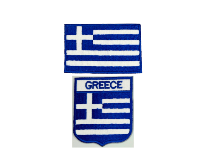 Greece  flag 2 pak - Patch Mærke