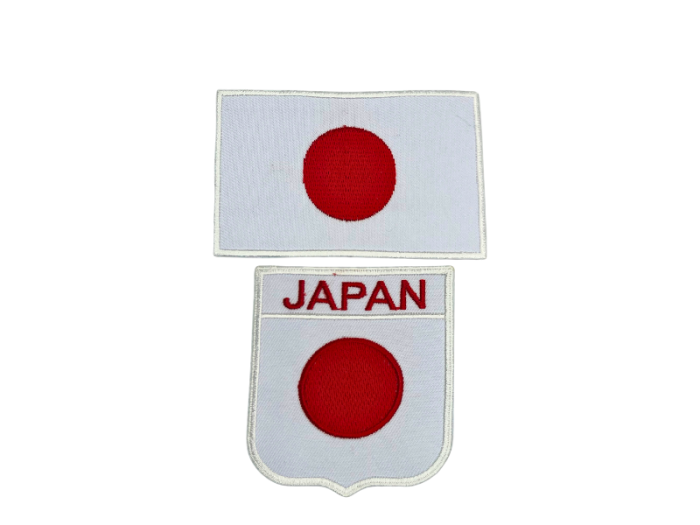 Japan flag 2 pak - Patch Mærke