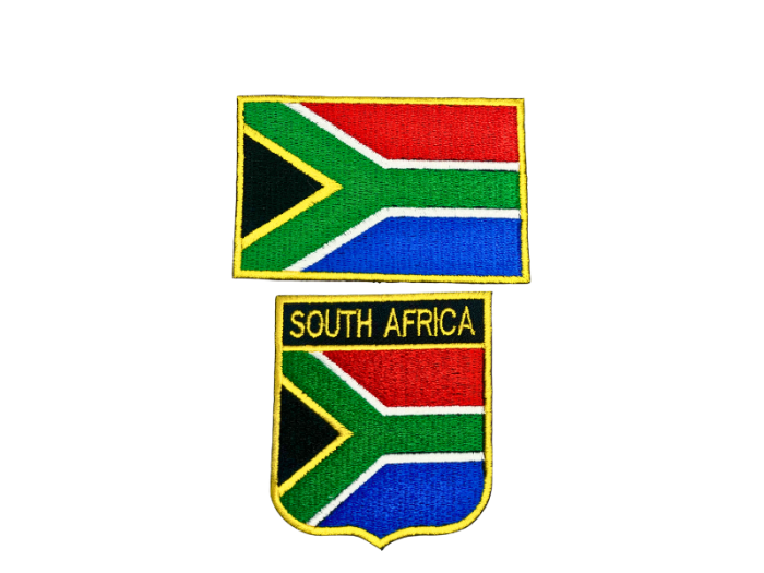South Africa flag 2 pak - Patch Mærke
