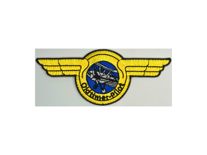 Oldtimer Pilot 12cm- Patch Mærke