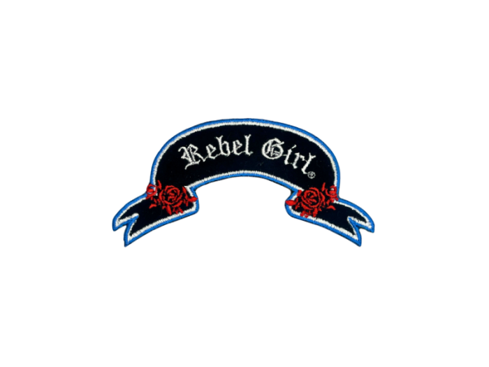 Rebel Girl Bue  - Patch Mærke