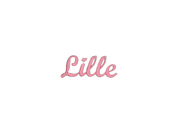 Lille ( Tekst ) - Patch Mærke