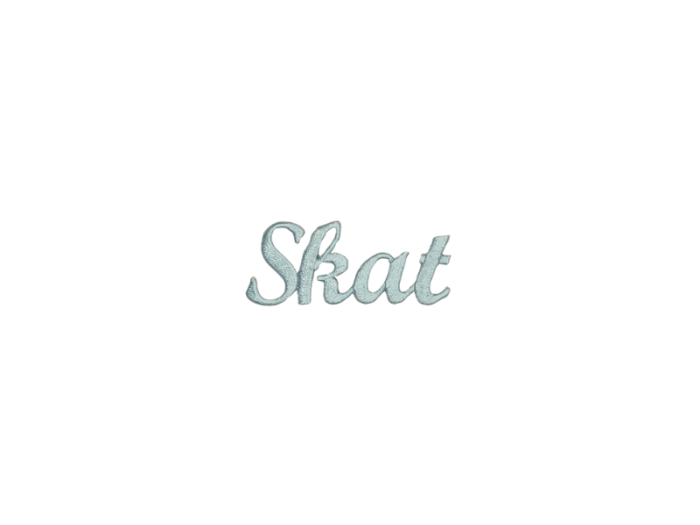 Skat ( Tekst ) - Patch Mærke