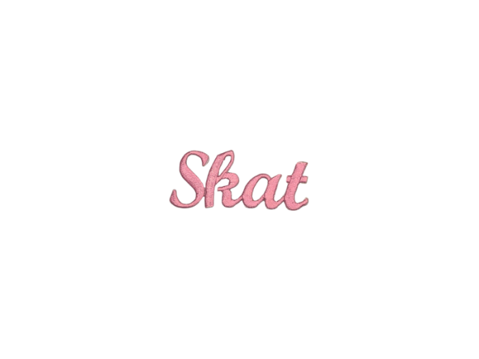 Skat ( Tekst ) - Patch Mærke