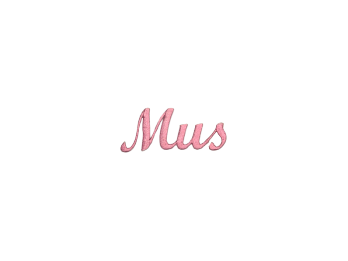 Mus ( Tekst ) - Patch Mærke