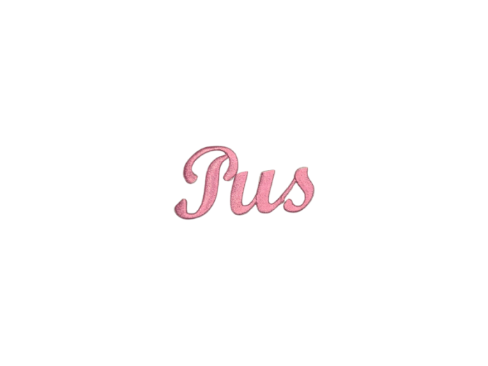 Pus ( Tekst ) - Patch Mærke