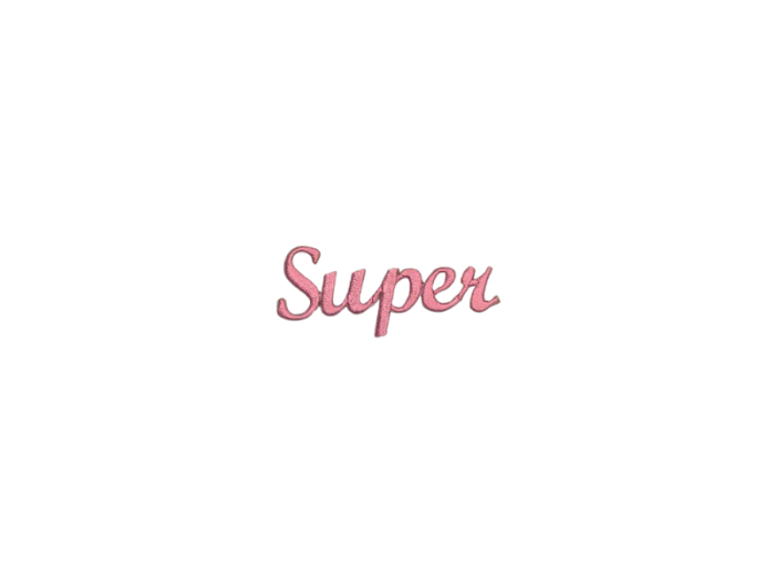 Super ( Tekst ) - Patch Mærke