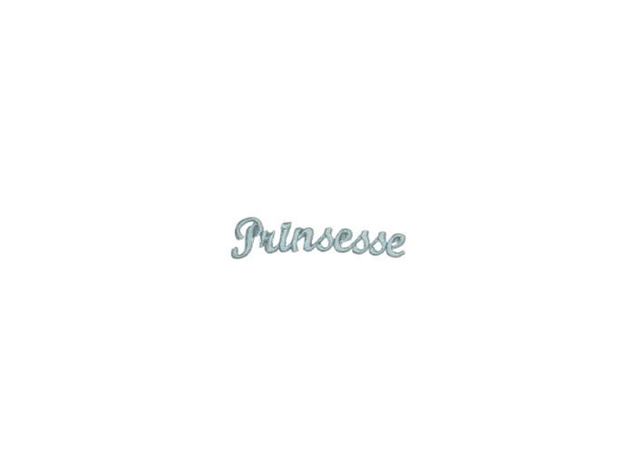 Prinsesse ( Tekst ) - Patch Mærke