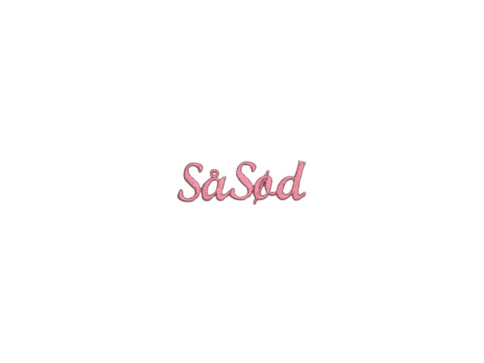 Så Sød ( Tekst ) - Patch Mærke