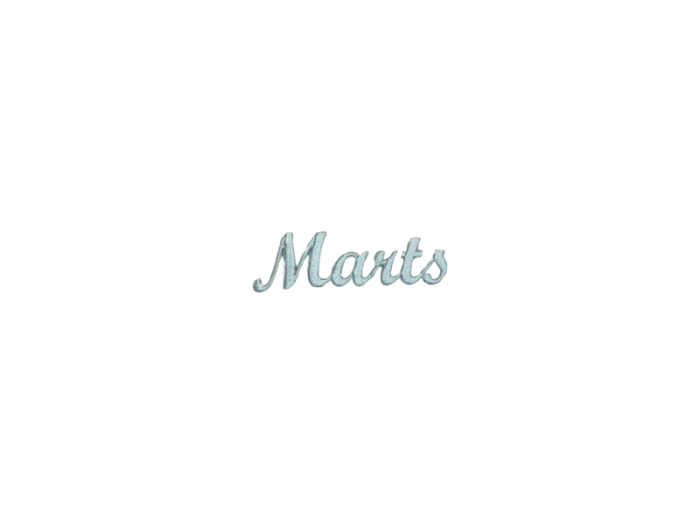 Marts ( Tekst ) - Patch Mærke