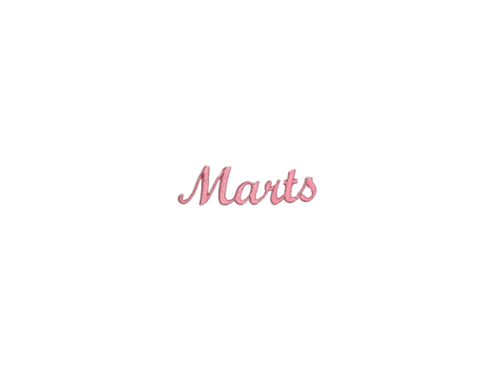 Marts ( Tekst ) - Patch Mærke