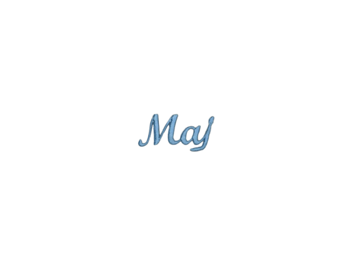 Maj ( Tekst ) - Patch Mærke