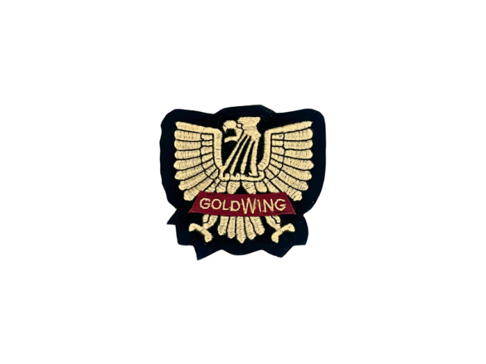 Goldwing m Logo 8,4cm - Patch Mærke