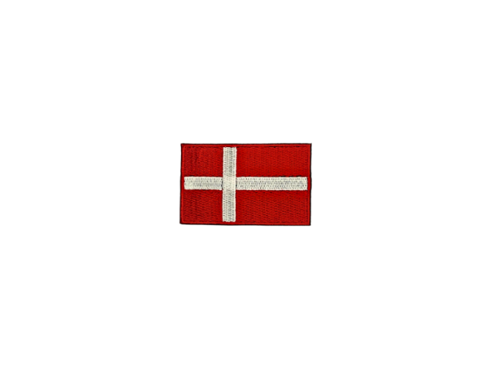 Danmark Dansk flag 6,5cm - Patch Mærke