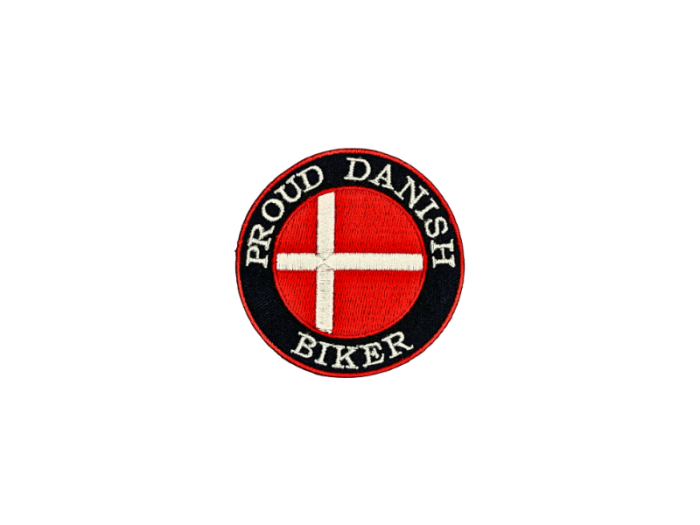 Proud Danish Biker 7cm - Patch Mærke