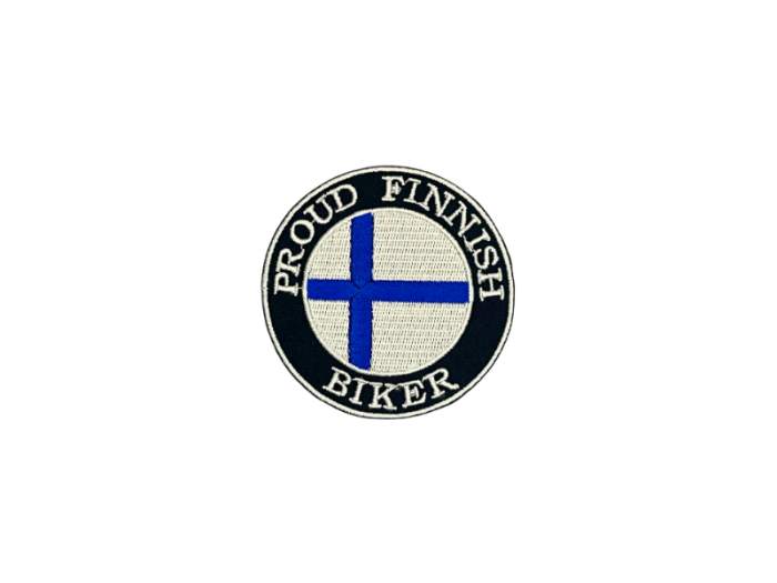 Proud Finnish Biker 7cm - Patch Mærke