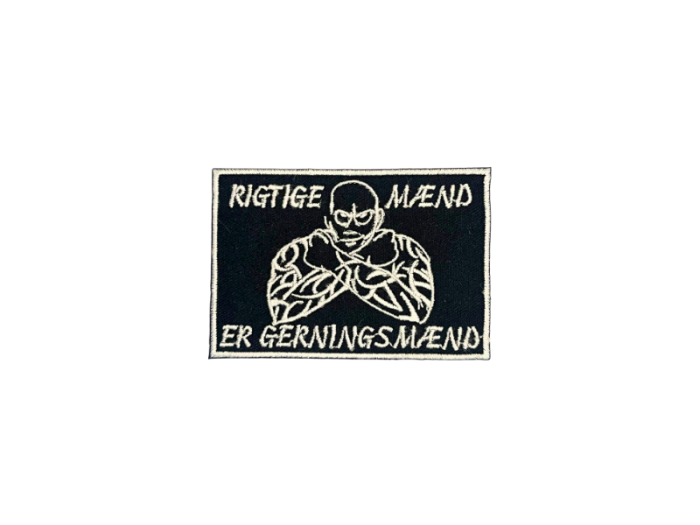 Rigtige Mænd er Gerningsmænd - Patch Mærke