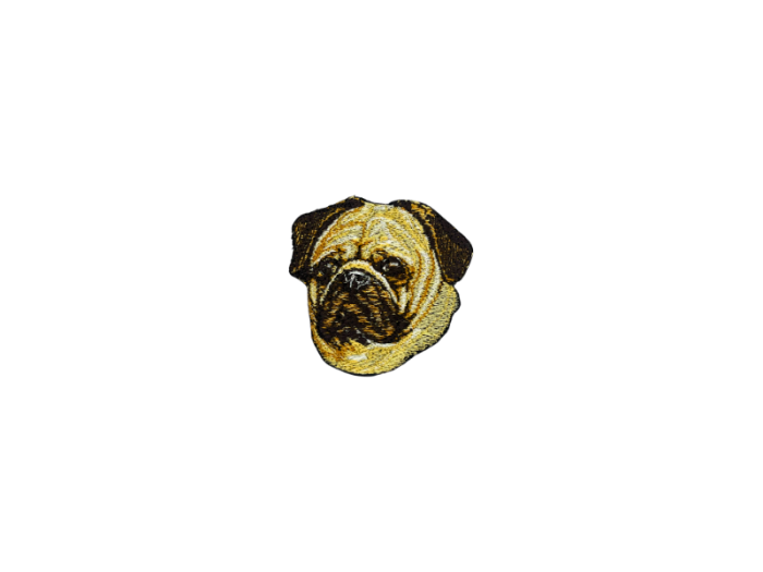 Pug Hund - Patch Mærke