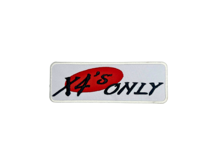 X 4s only 12cm - Patch Mærke