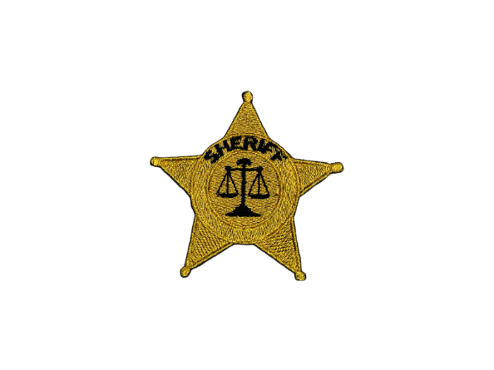 Sheriff Stjerne - Patch Mærke