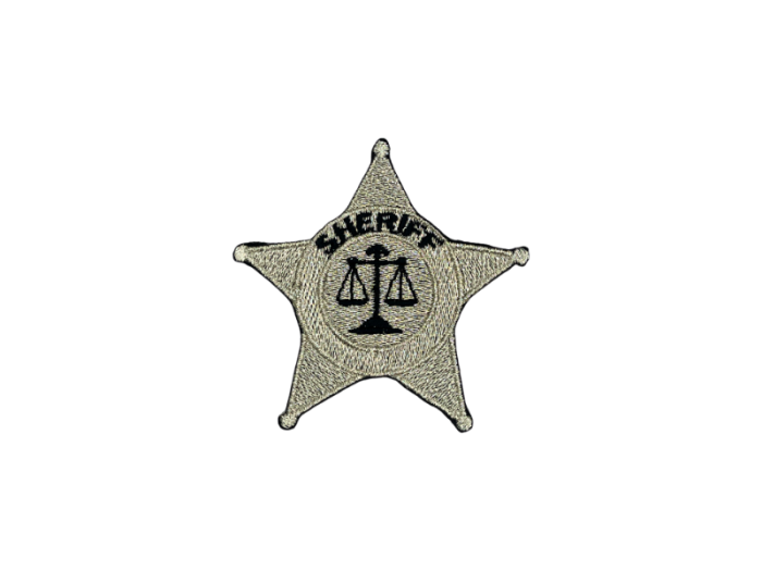 Sheriff Stjerne - Patch Mærke