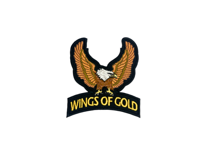 Wings of gold 7,5cm - Patch Mærke