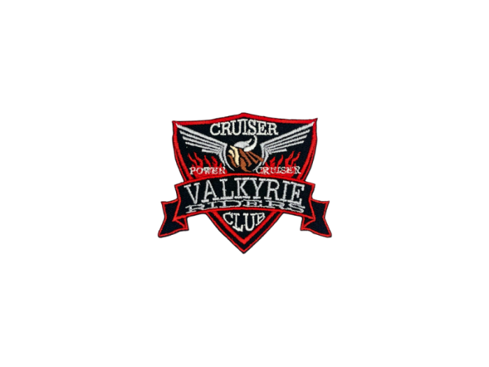 Cruiser Valkyrie Riders Club 7,5cm - Patch Mærke
