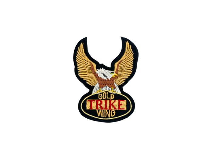 Goldwing Trike Ørn 7,5cm - Patch Mærke