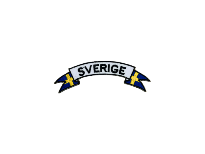 Sverig lille bue Flag  - Patch Mærke
