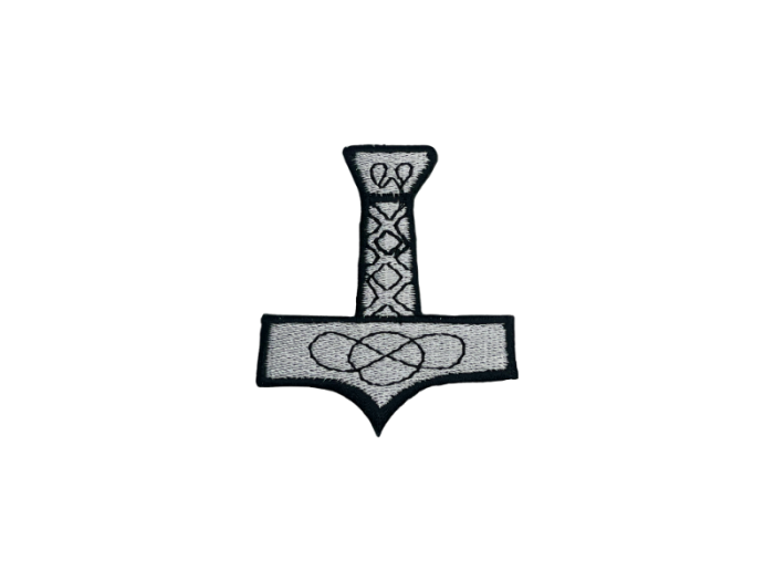 Thors Hammer  6cm - Patch Mærke