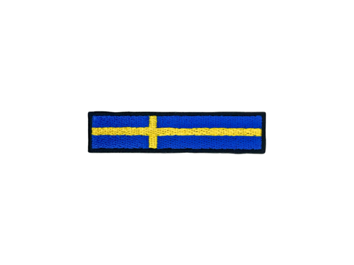 Sverige Flag aflang 8,5cm - Patch Mærke