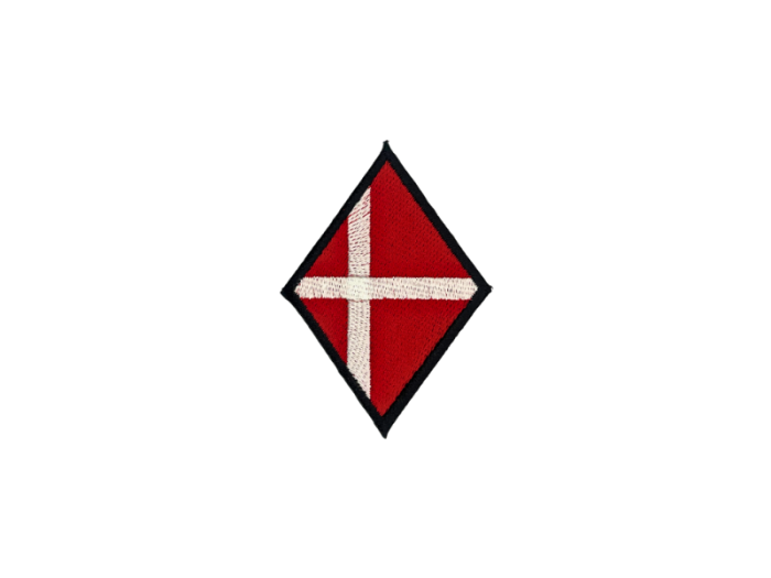 Danmark Flag ruder 5,5cm - Patch Mærke