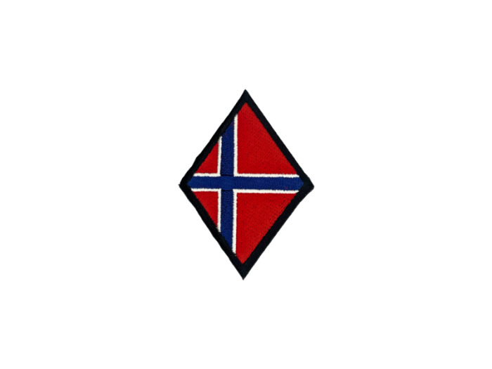 Norge Flag ruder 5,5cm - Patch Mærke