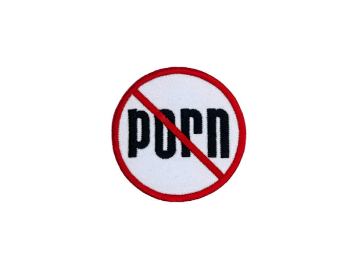 No Porn - Patch Mærke