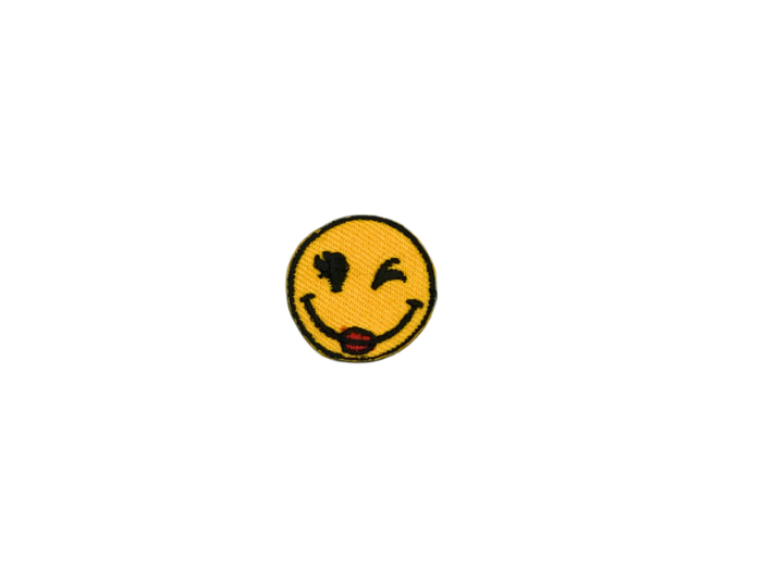 Smiley Blink - Patch Mærke