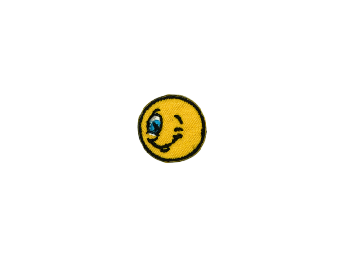 Smiley Blink - Patch Mærke