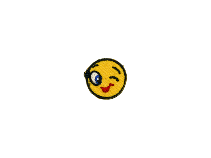 Smiley Blink Pige - Patch Mærke