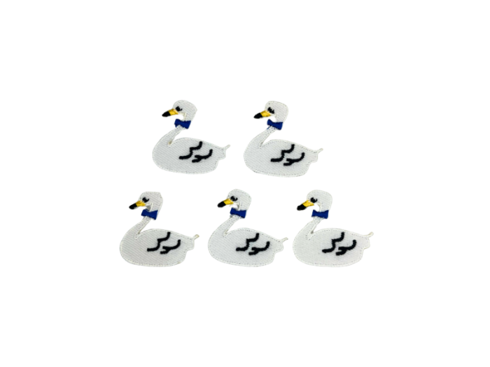 Svane Svaner 5 styk pak - Patch Mærke
